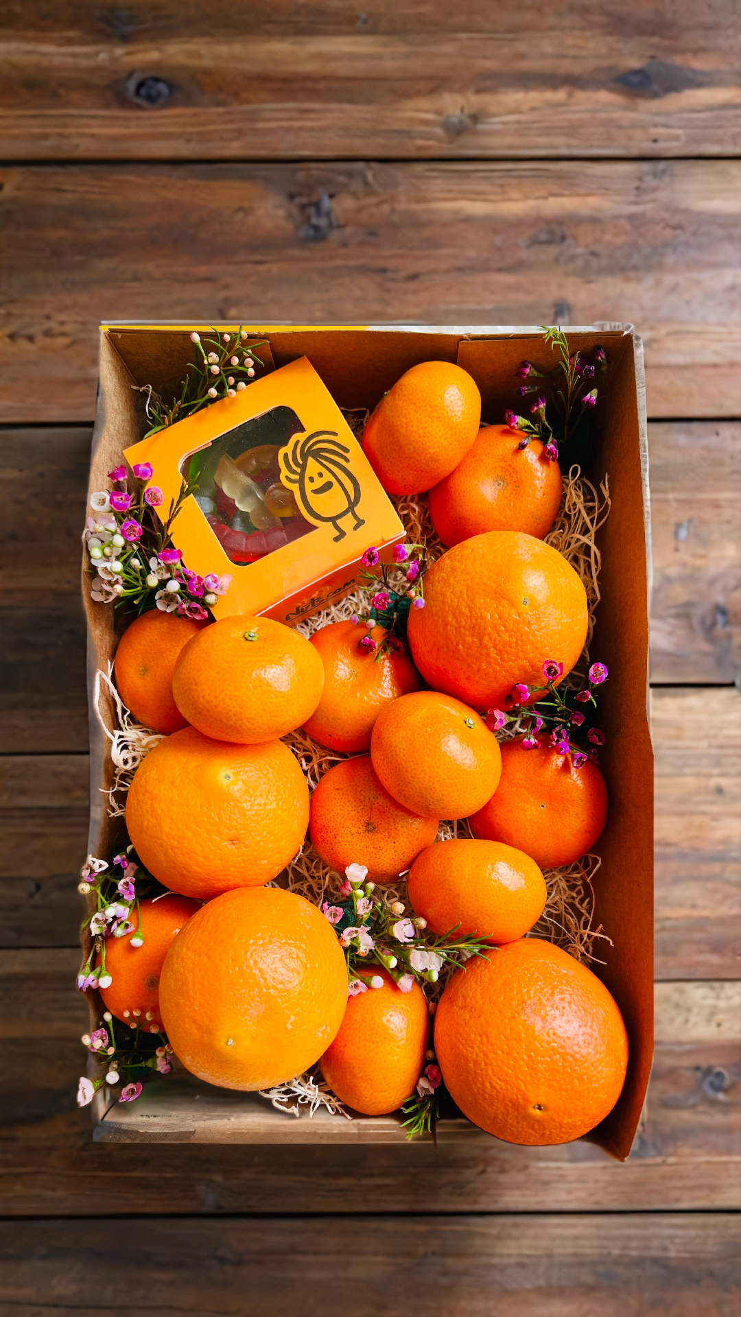 Vibrant One" fruit & floral box