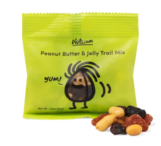 Peanut Butter & Jelly Trail Mix – 1.5oz Single Serve Bag