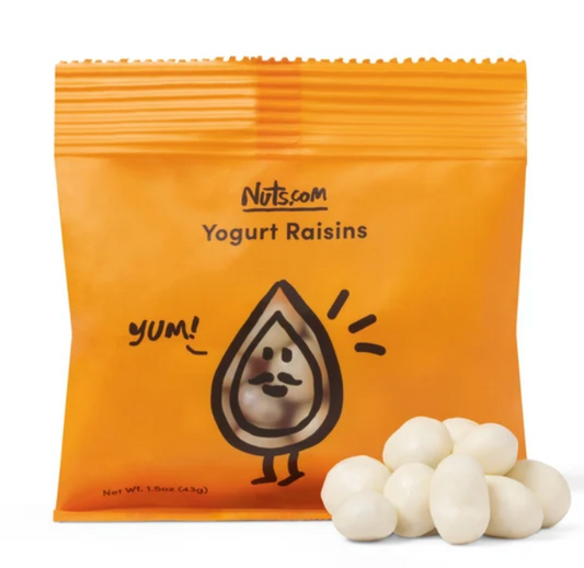 Yogurt Raisins – 1.5oz Single Serve Bag