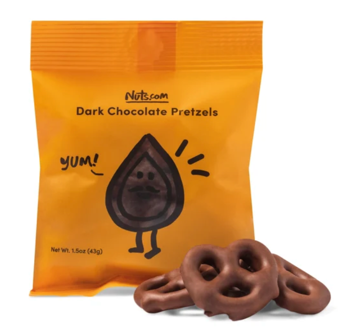Dark Chocolate Pretzels - Single Serve