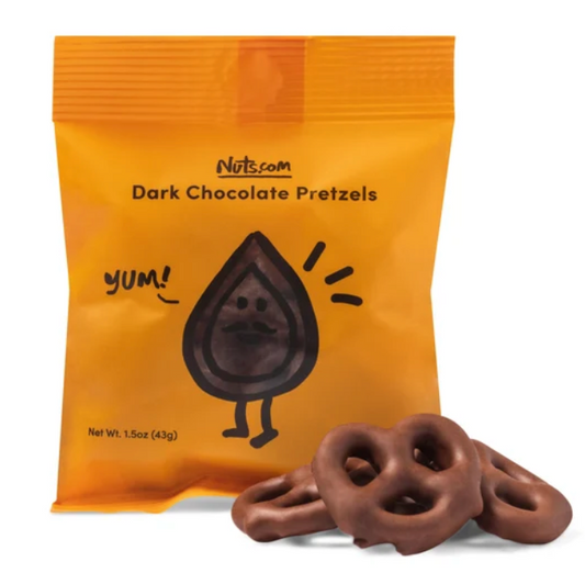 Dark Chocolate Pretzels - Single Serve