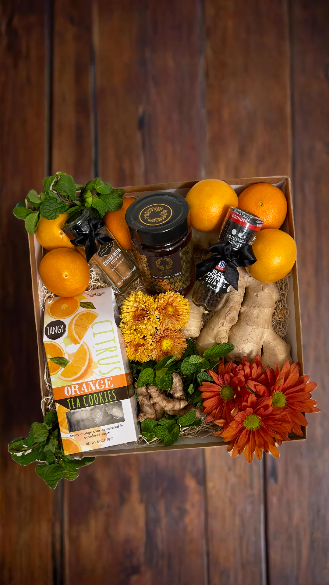 Caja frutal y floral Citrus Spice Wellness